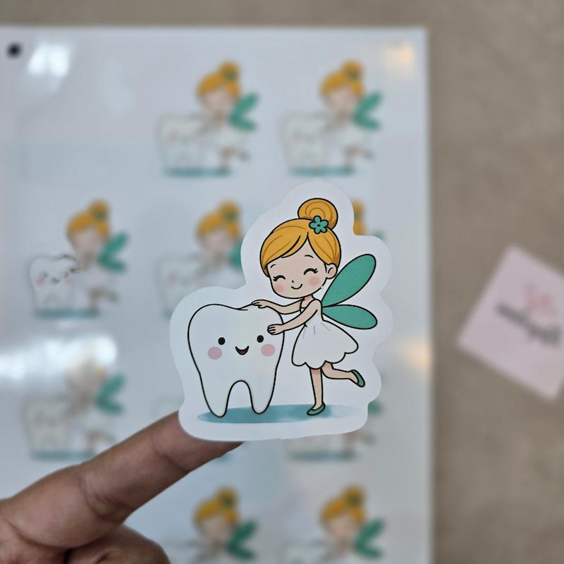 لیبل شیتی دندونی کد 05 _ پک 12 عددی