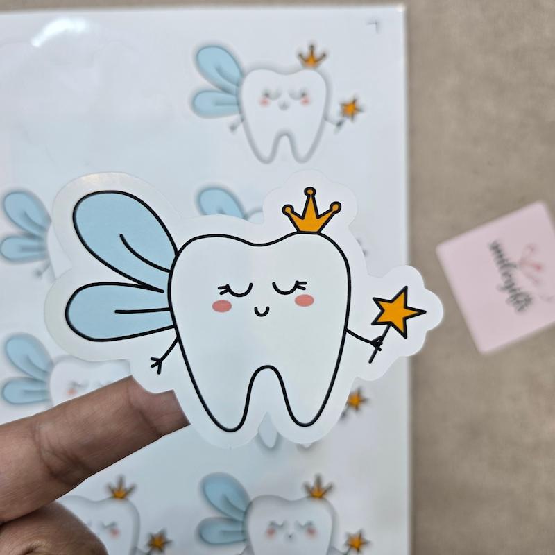 لیبل شیتی دندونی کد 06 _ پک 8 عددی