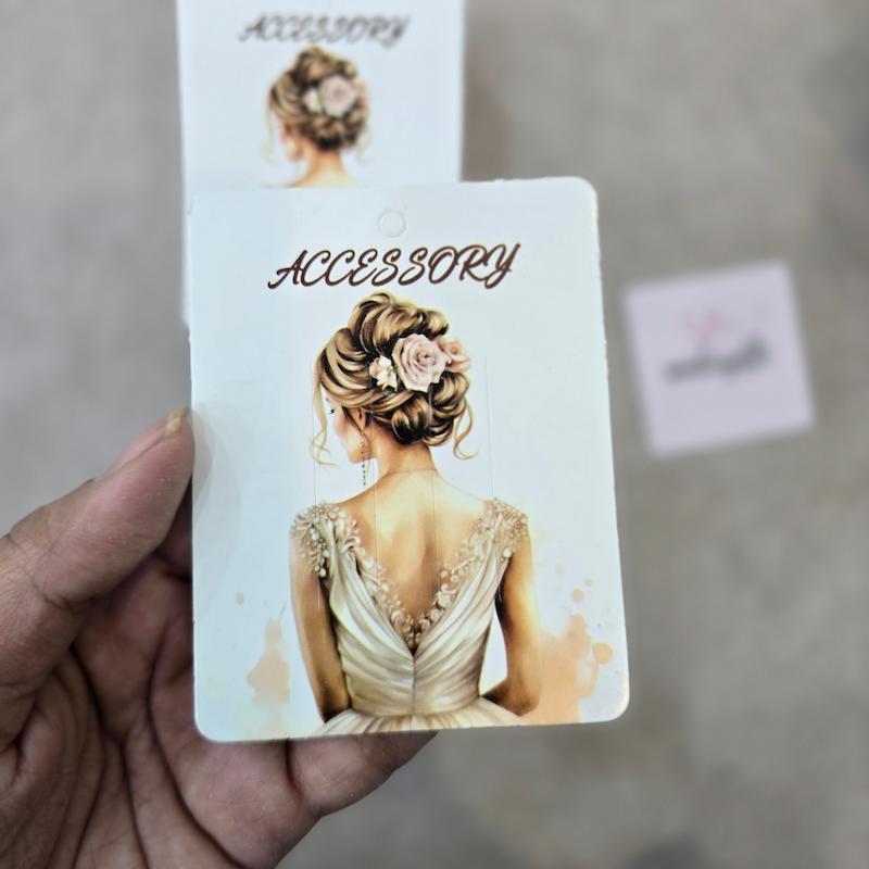 تگ گلسر 4 ردیفه _ طرح عروس کد01