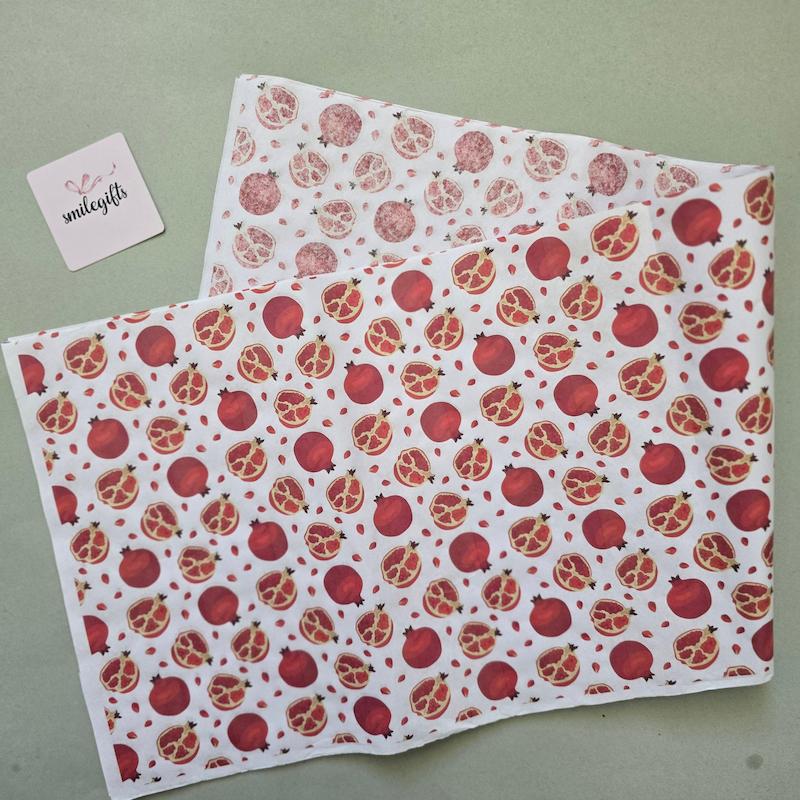 کاغذ پوستی انار سایز 25*70_  پک10عددی