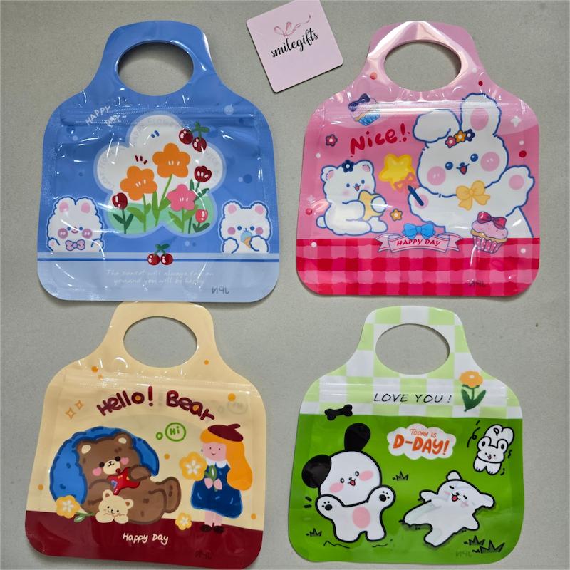 زیپ کیپ حیوانات دسته دار _ پک 12 عددی