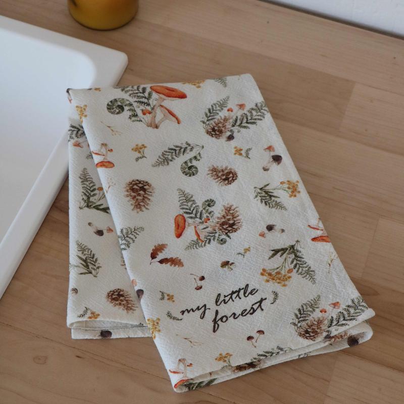 دستمال آشپزخانه جنگل کوچک من (تمام طرح)