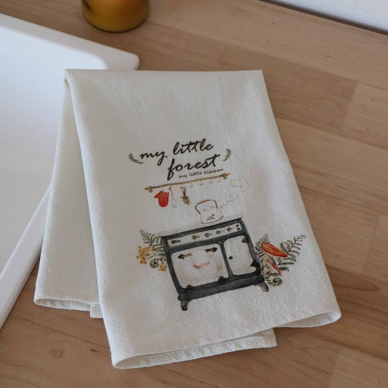 دستمال آشپزخانه جنگل کوچک من (مینیمال)