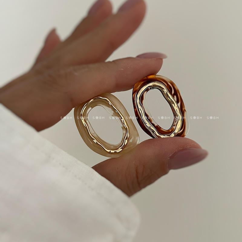 گوشواره رزینی لوپ دفرمه 