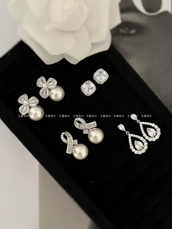 گوشواره های جواهری ظریف 