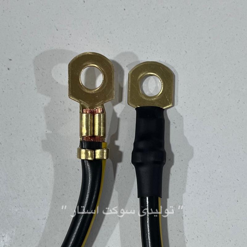 5803/ کابل اتصال بدنه منفی قطر10 (40 سانت)