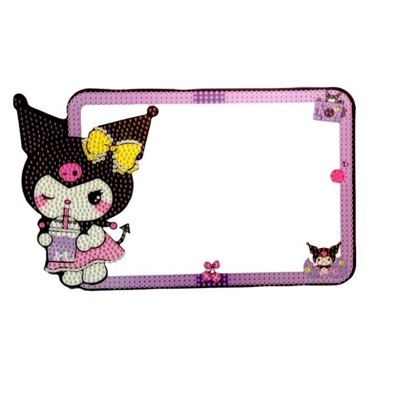 تخته وایت برد مدل کرومی سایز 13*23 سانتی متر به همراه ماژیک