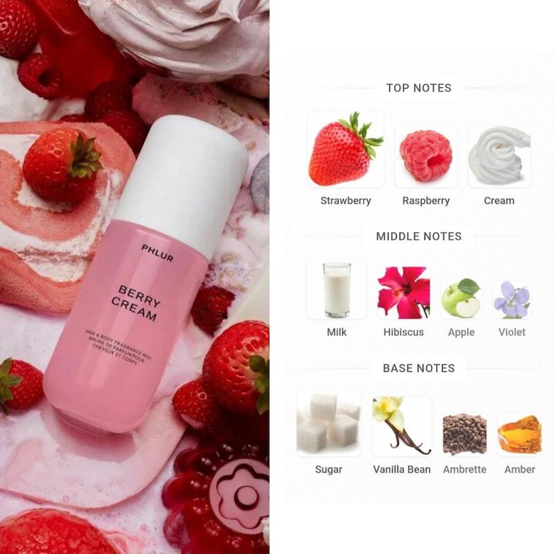 دکانت میست فلور رایحه Berry cream