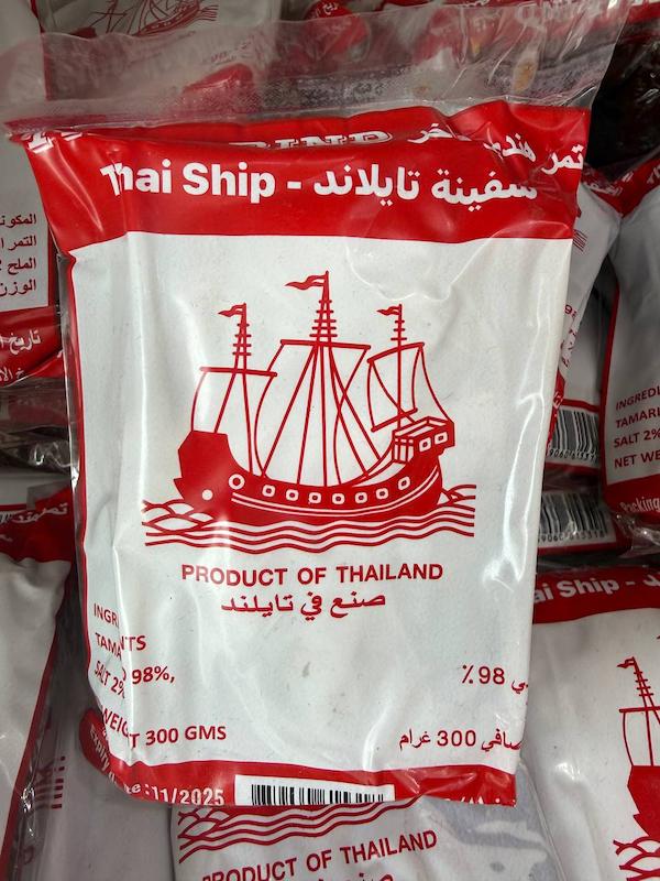 تمر هندی کشتی نشان ۳۰۰ گرم اصل تایلند