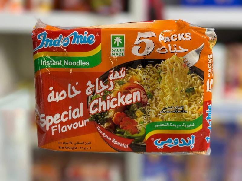 نودل فوری اندومی | Indomie Instant Noodles (پک ۵ عددی) - اصل سعودی