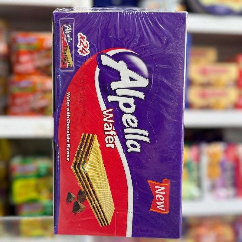 ویفر آلپلا با طعم شکلات | بسته ۲۴ عددی | Alpella Wafer with Chocolate Flavour 422.4g