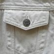 کت جین کراپ سفید | White Cropped Denim Jacket