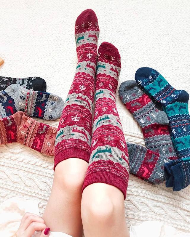 جوراب زیرزانو پشمی گوزنی