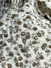 شومیز نخی گلدار