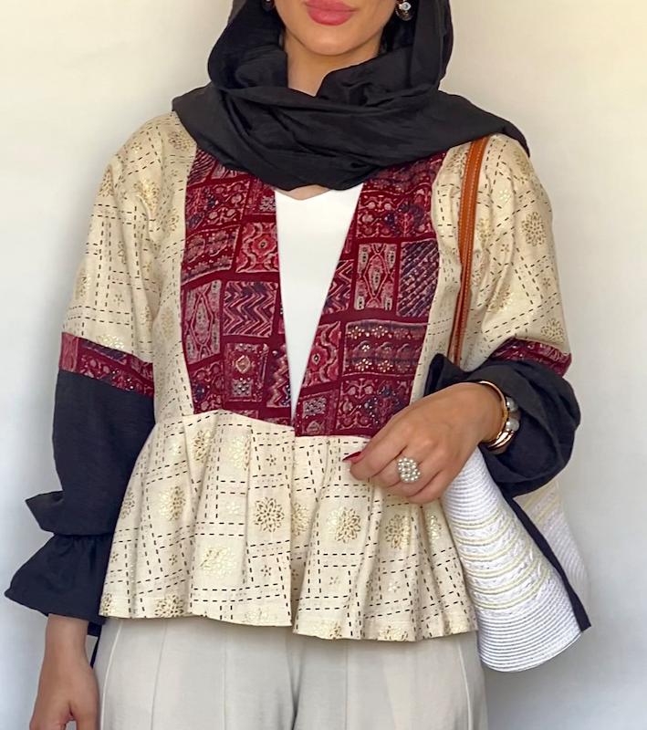 شومیز طلاکوب