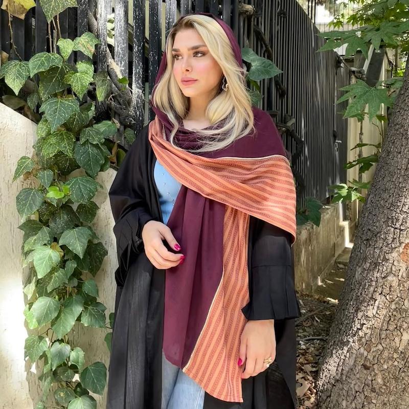 شال زرشکی ✨