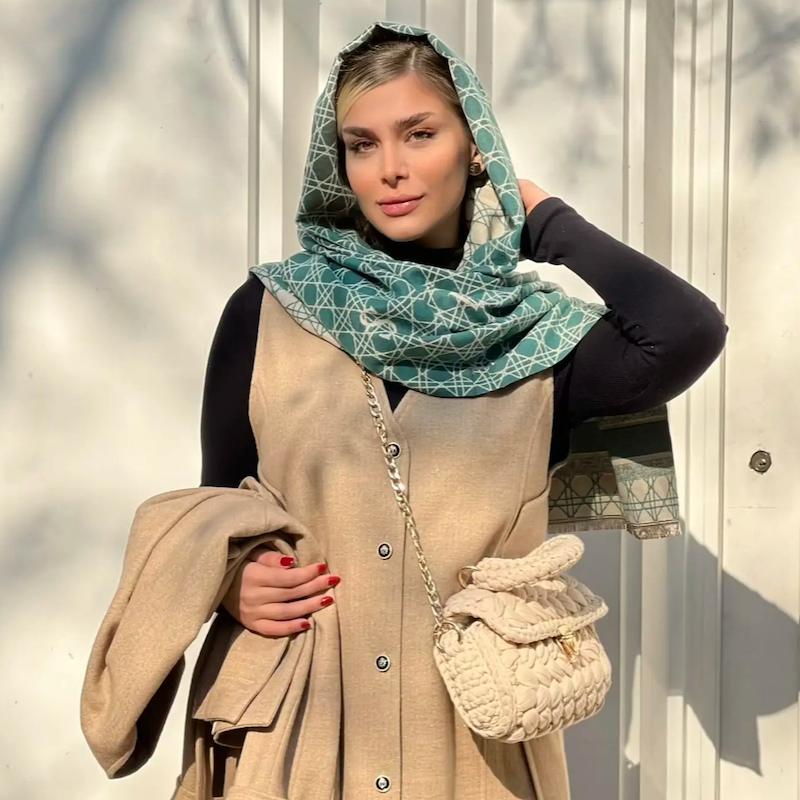 شال موهر وارداتی طرح Dior ✨🍒