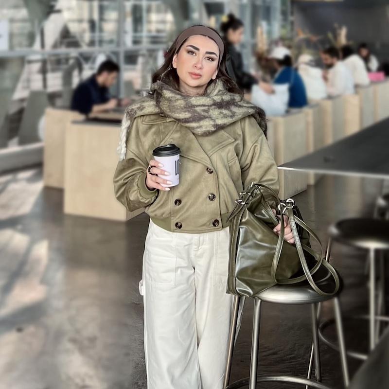 Big scarf  - بیگ اسکارف پلنگی ( رنگبندی ) 🧣 