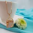 آویز زنانه ژوپینگ مدل قفل کد AAB8
