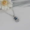 گردنبند زنانه مدل کهکشانی کد AAB323