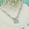 گردنبند زنانه مدل قفل کد AAB233