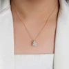 گردنبند زنانه ژوپینگ مدل پروانه کد AAB557