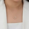 گردنبند زنانه ژوپینگ مدل گل کد AAB554