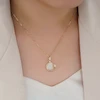 گردنبند زنانه ژوپینگ مدل گل کد AAB484