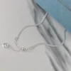 زنجیر زنانه مدل هرینگبون کد AAB663