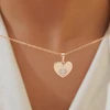 گردنبند زنانه ژوپینگ مدل قلب کد AAB761