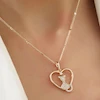 گردنبند زنانه ژوپینگ مدل گربه کد AAB754