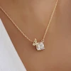گردنبند زنانه ژوپینگ مدل پروانه کد AAB781