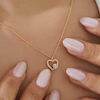 گردنبند زنانه ژوپینگ مدل قلب کد AAB780