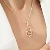 گردنبند زنانه ژوپینگ مدل قلب کد AAB764