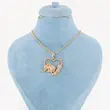 گردنبند زنانه ژوپینگ مدل فیل کد AAB854