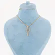 گردنبند زنانه ژوپینگ مدل کلید عشق کد AAB851