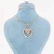 گردنبند زنانه ژوپینگ مدل پروانه عشق کد AAB849