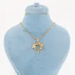 گردنبند زنانه ژوپینگ مدل دلفین کد AAB848