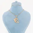 گردنبند زنانه ژوپینگ مدل دلفین بازیگوش کد AAB846