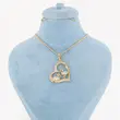 گردنبند زنانه ژوپینگ مدل قو عاشق کد AAB843