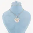 گردنبند زنانه ژوپینگ مدل قلب کد AAB842