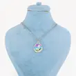 گردنبند زنانه میناکاری مدل گل کد AAB955