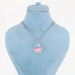 گردنبند زنانه میناکاری مدل گوزن کد AAB951