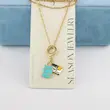 گردنبند زنانه مدل چارم مسافرت کد AAB977