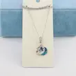 گردنبند زنانه مدل کهکشان زیبا کد AAB980