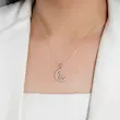 گردنبند زنانه ژوپینگ مدل بالرین کد AAB477