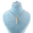 گردنبند زنانه ژوپینگ مدل بالرین کد AAB584