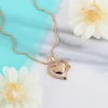 گردنبند زنانه ژوپینگ مدل قلب کد AAB555