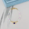 دستبند مهره ای زنانه مدل ساحلی کد AAD641