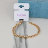 دستبند زنجیری زنانه ژوپینگ مدل تراش دار کد AAD741